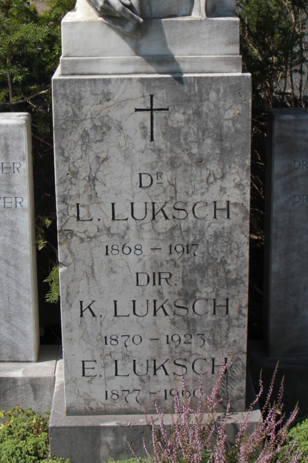 Ludwig Luksch's tomb, Leonhardfriedhof, Graz - 04.JPG